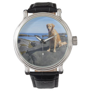 Golden retriever-Uhr Armbanduhr