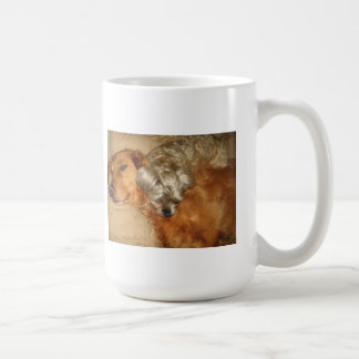 Golden retriever und Maltipoo - beste Freunde Tasse
