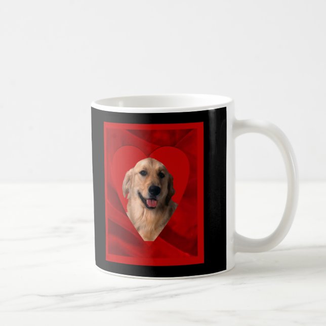 Golden Retriever Valentine Tasse (Rechts)