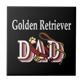 Golden Retriever Vater Fliese