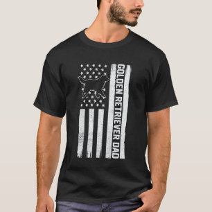 Golden Retriever Vater Golden Dog Dad Für Männer 4 T-Shirt