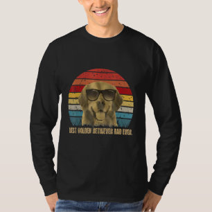 Golden Retriever Vater Hundebesitzer Sonnenbrille T-Shirt