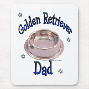 Golden Retriever Vater Mousepad
