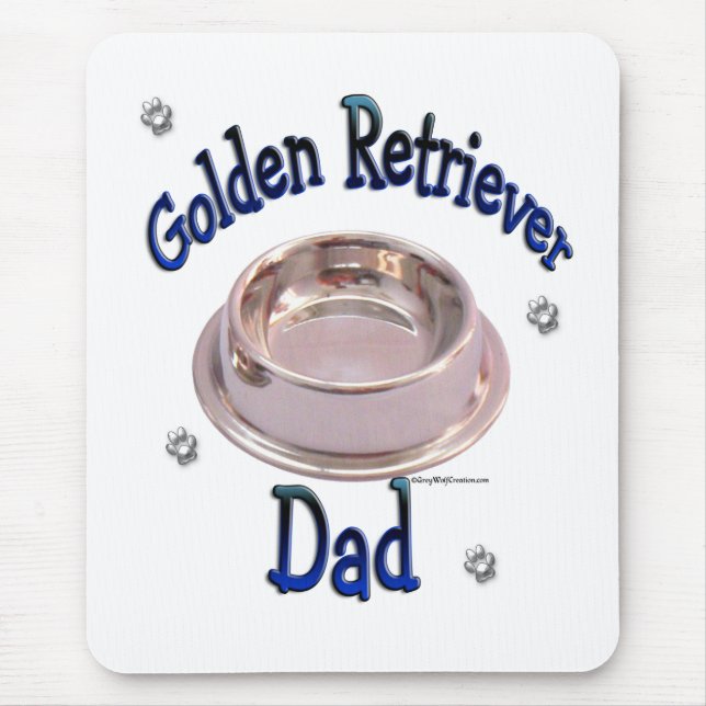 Golden Retriever Vater Mousepad (Vorne)