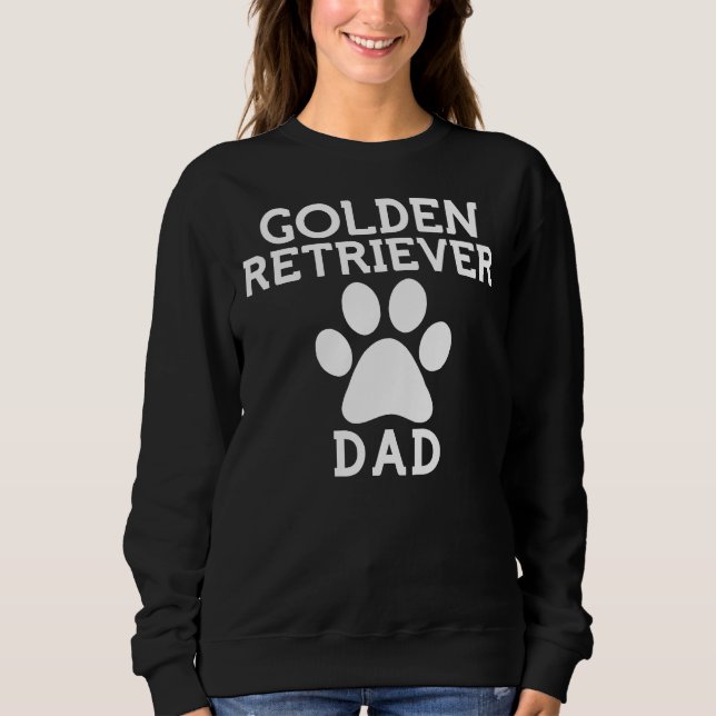 Golden Retriever Vater Paw Sweatshirt (Vorderseite)