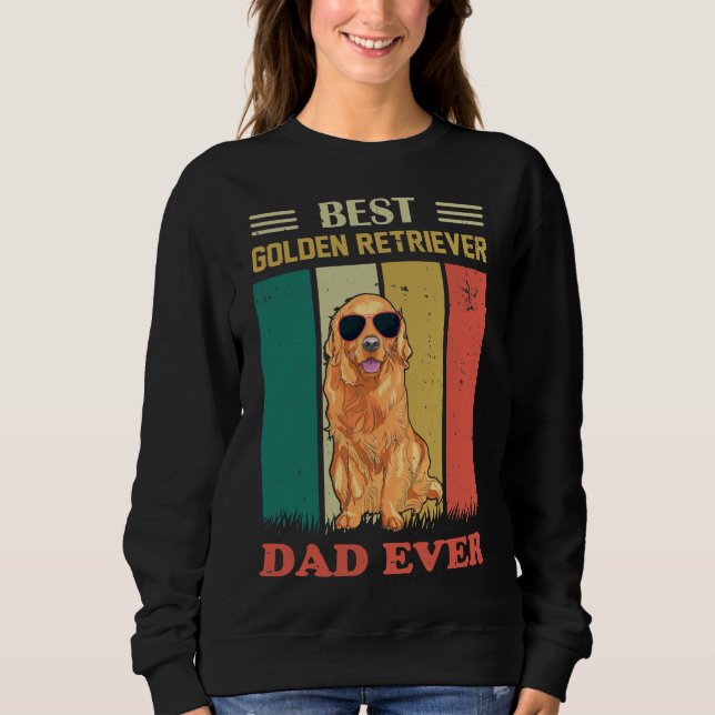 Golden Retriever Vater Sweatshirt (Vorderseite)