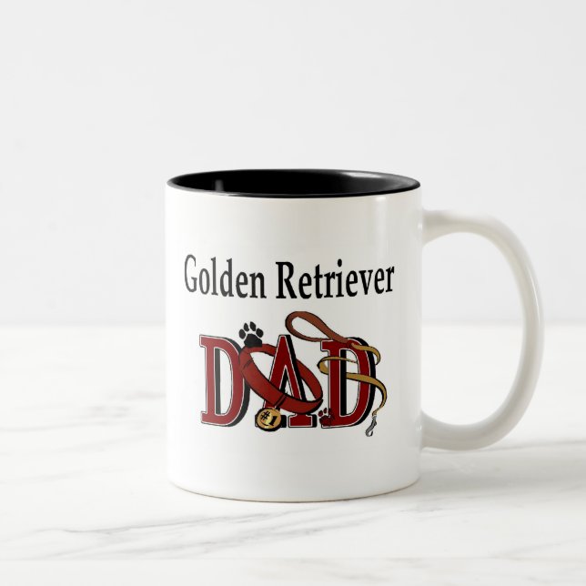 Golden Retriever Vater Tasse (Rechts)