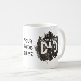 Golden Retriever Vater Vatertag Vater Lover Kaffeetasse