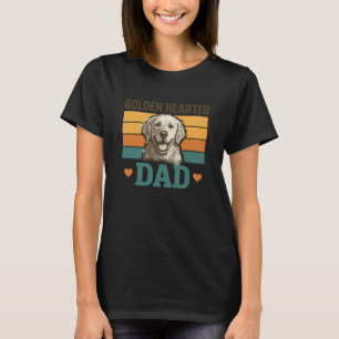 Golden Retriever Vater Vintage abgenutzt Golden He T-Shirt