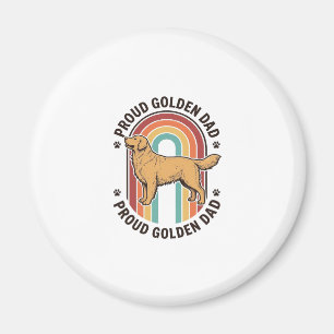 Golden Retriever Vater Vintage Gravur Hunde Liebha Magnet