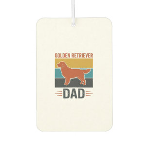 Golden Retriever Vater Vintage Hundeliebhaber Vekt Autolufterfrischer