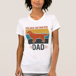 Golden Retriever Vater Vintage Hundeliebhaber Vekt T-Shirt