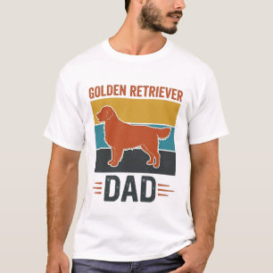 Golden Retriever Vater Vintage Hundeliebhaber Vekt T-Shirt