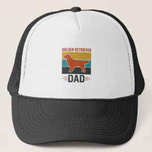 Golden Retriever Vater Vintage Hundeliebhaber Vekt Truckerkappe