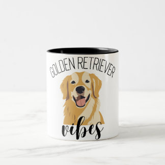 Golden Retriever Vibes Niedlich Funny Coffee Tasse