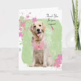 Golden Retriever Vielen Dank Karte