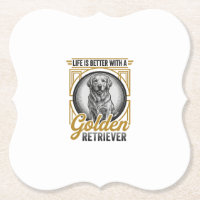 Golden Retriever Vintage Gravur Hundeliebhaber-Shi