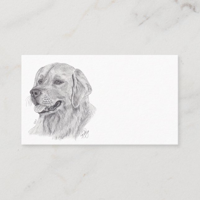 GOLDEN RETRIEVER VISITENKARTE (Vorderseite)
