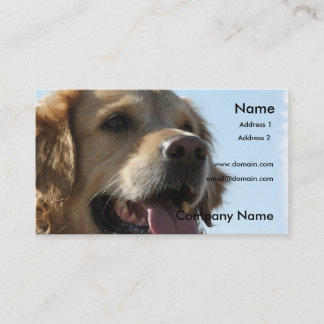 Golden retriever-Visitenkarte Visitenkarte