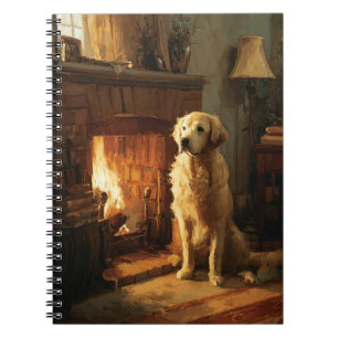 Golden Retriever von Hearth Notebook Notizblock