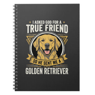 Golden Retriever Wahrer Freund Hund Notizblock