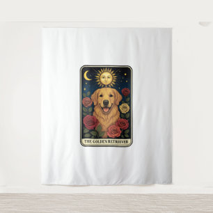 Golden Retriever Wandteppich