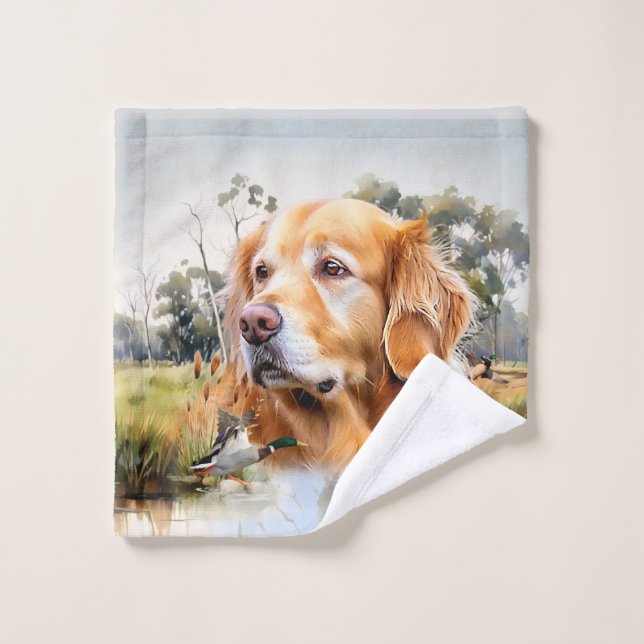 Golden Retriever Waschlappen (Waschlappen)