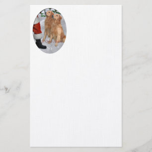 Golden retriever-Weihnachten Briefpapier