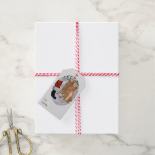 Golden retriever-Weihnachten Geschenkanhänger