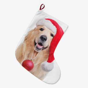 Golden Retriever Weihnachten Strumpf Großer Weihnachtsstrumpf
