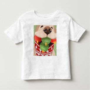 Golden Retriever Weihnachtsbälle Mouth Unglaublich Kleinkind T-shirt