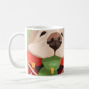 Golden Retriever Weihnachtsballs Mouth Niedliches  Kaffeetasse