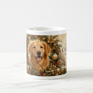 Golden Retriever Weihnachtsbecher | Golden Christm Kaffeetasse