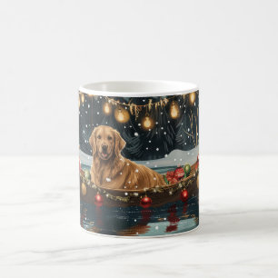 Golden Retriever Weihnachtsfest Reise Kaffeetasse