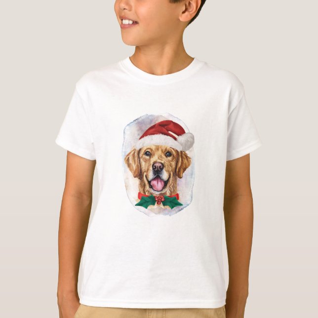 Golden Retriever Weihnachtsgeschenke für Hundefreu T-Shirt (Vorderseite)