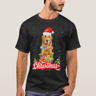 Golden Retriever Weihnachtsidee für Kinder & Santa T-Shirt