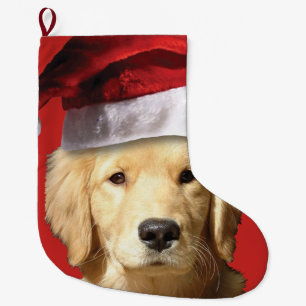 Golden retriever Weihnachtsmann Großer Weihnachtsstrumpf