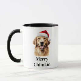 Golden Retriever Weihnachtsmannmütze Weihnachten Tasse