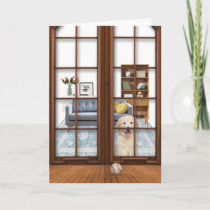 Golden Retriever Welpe bekommen gute Karte