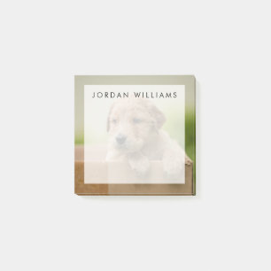 Golden Retriever Welpe Post-it Klebezettel