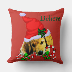 Golden Retriever Welpe Weihnachten Kissen