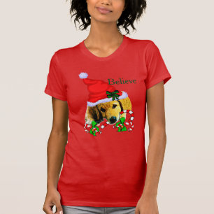 Golden Retriever Welpe Weihnachten T-Shirt