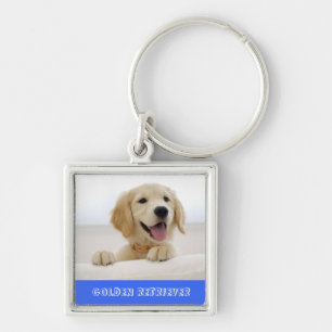 Golden Retriever Welpen Premium Schlüsselanhänger