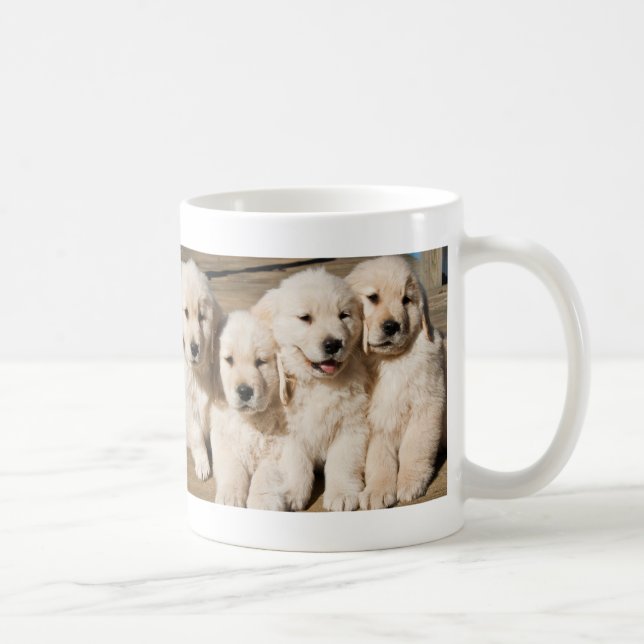 Golden retriever-Welpen Tasse (Rechts)