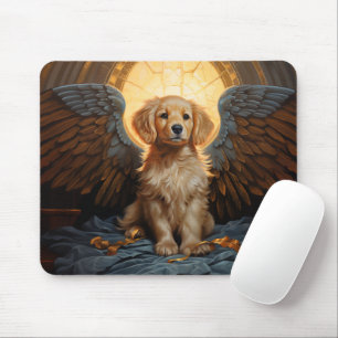 Golden Retriever Welpengel Mousepad