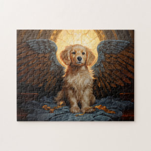 Golden Retriever Welpengel Puzzle