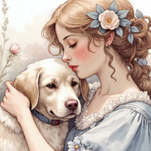 Golden Retriever Wurfkissen Kissen