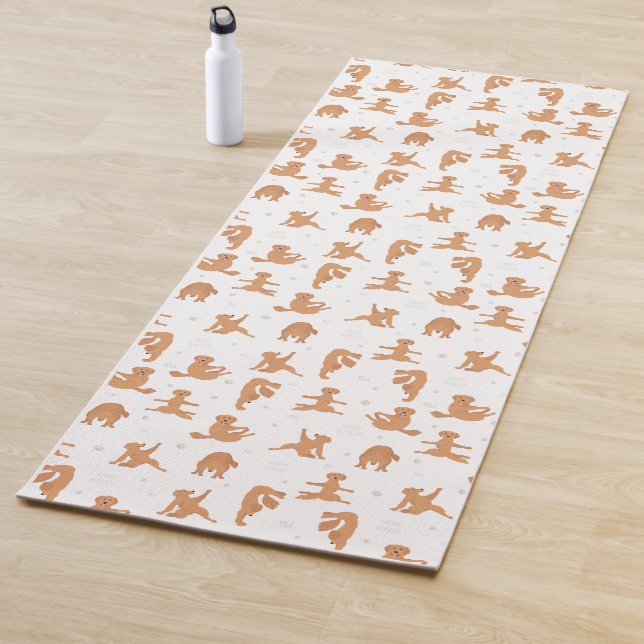 Golden Retriever Yoga Pose Yogamatte (Beispiel)