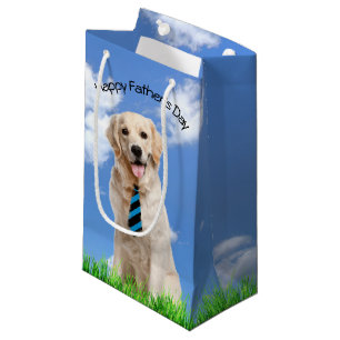 Golden Retriever zum Vatertag Kleine Geschenktüte