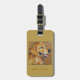 Golden retrievergeldbeutel, Gepäckanhänger oder